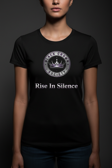 Black Crown Society women's tee mockup