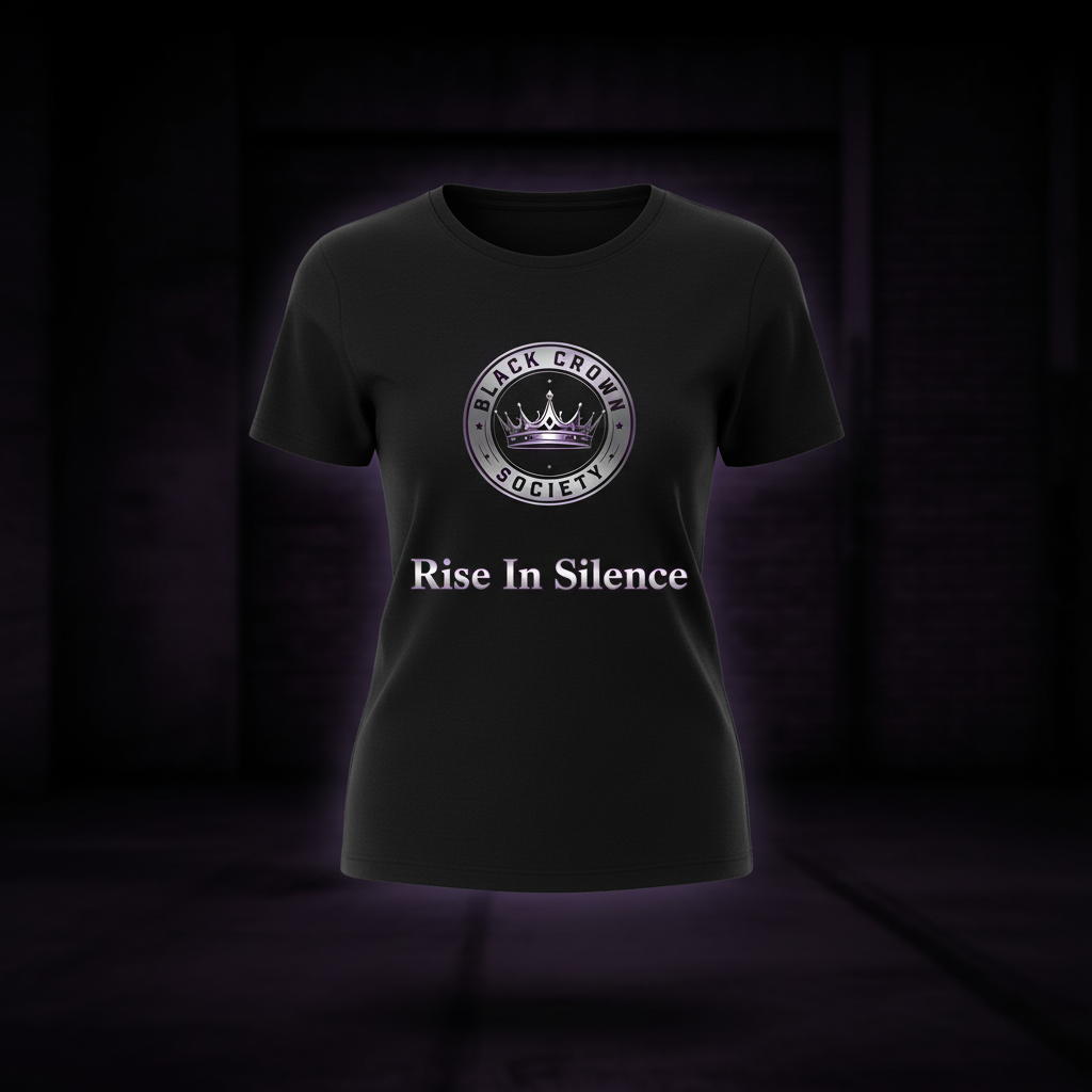 Black Crown Society women's tee mockup